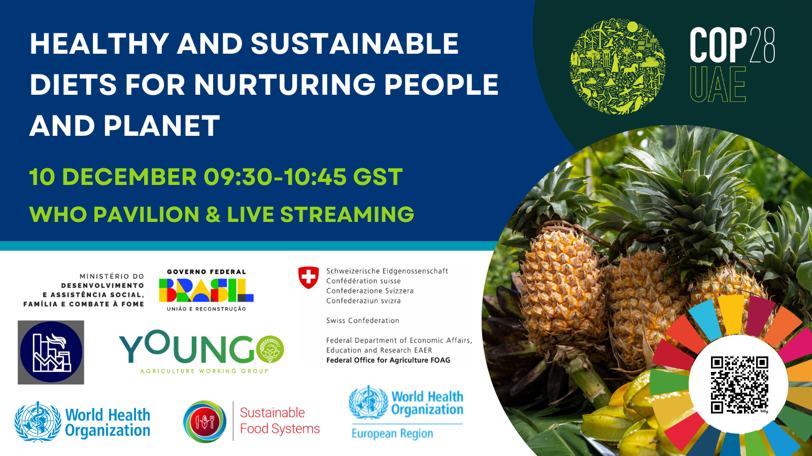 Healthy and sustainable diets for nurturing people and planet flyer