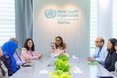 Regional Director, Saima Wazed met WHO country staff and discussed strengthening health and well-being initiatives, Maldives
