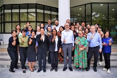 The WHO Thailand office welcomed Regional Director Saima Wazed