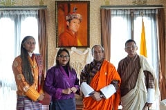 Regional Director Saima Wazed met Minister for Foreign Affairs and External Trade Lyonpo DN Dhungyel.