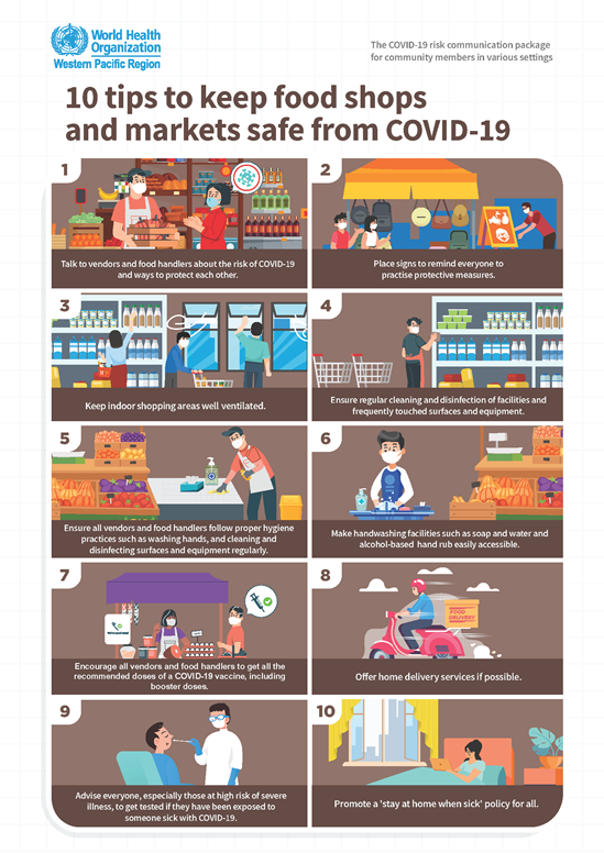 10 tips to keep food shops safe from COVID-19